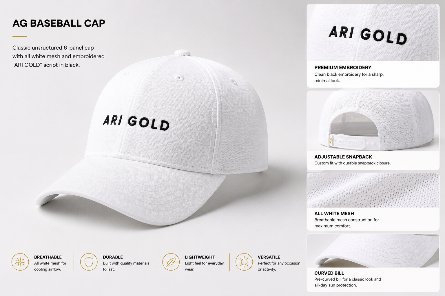 AG Baseball Cap